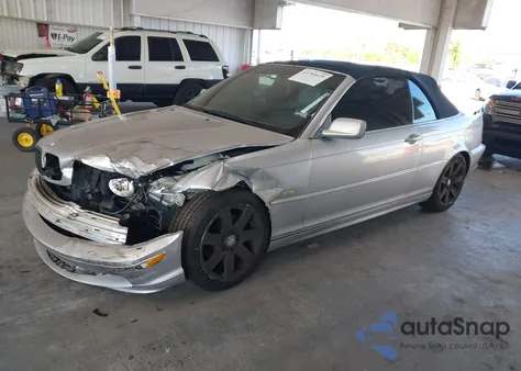 2002 BMW 325Ci z USA, uszkodzony, nr VIN WBABS33462PG84856